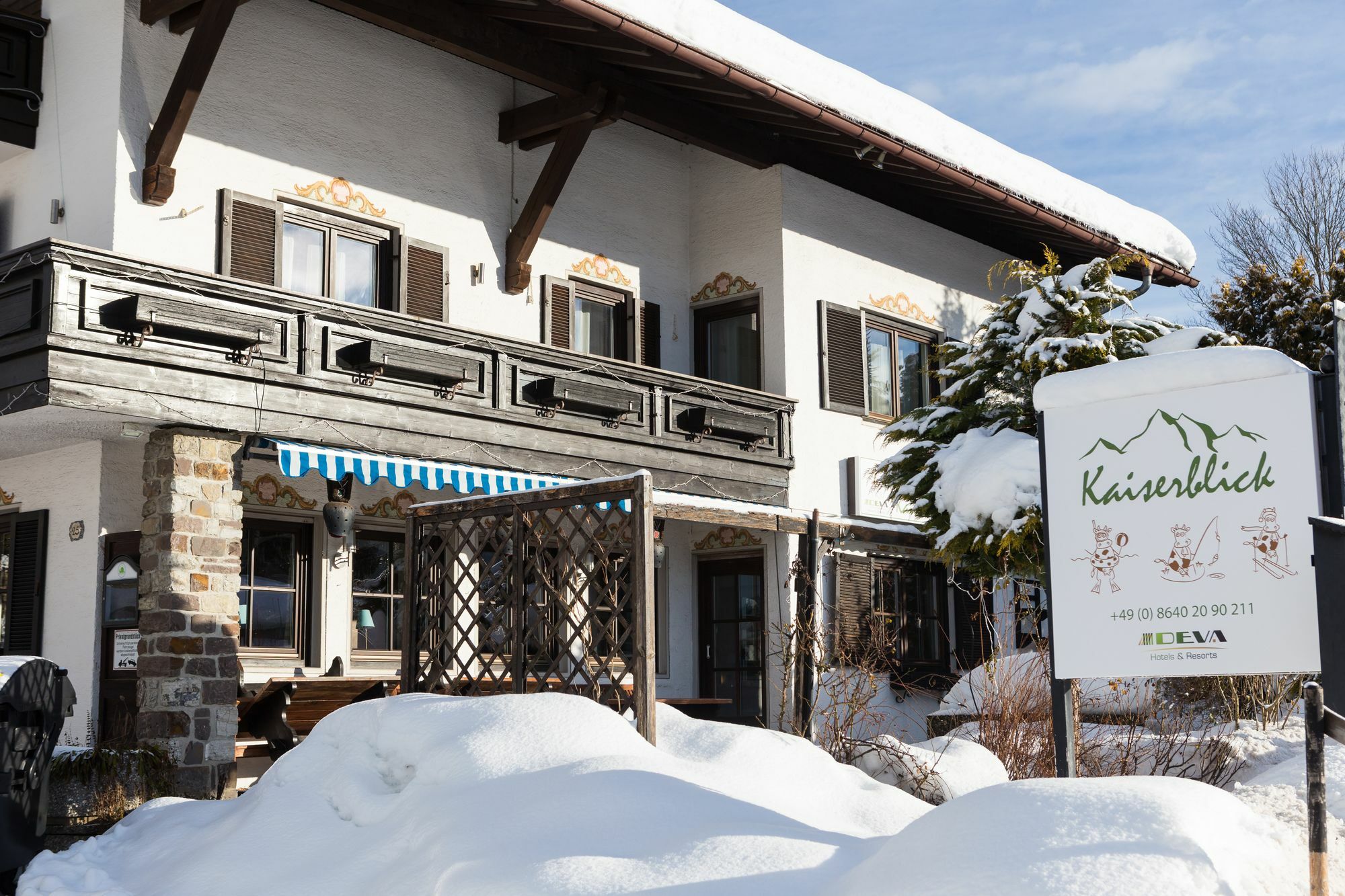 Deva Hotel Kaiserblick Reit im Winkl Buitenkant foto